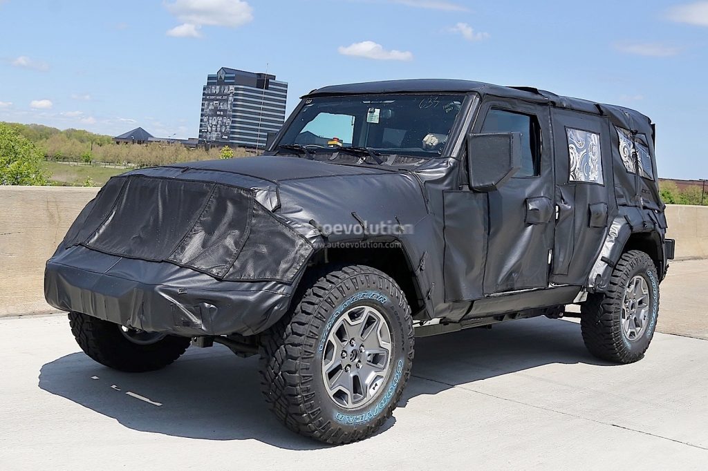 2018 Jeep Wrangler JL spy shot