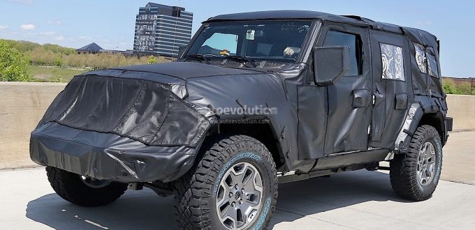 2018 Jeep Wrangler JL spy shot